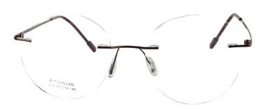 Men Urban Eyeglasses : Gravity - Brown - SpecSMART Eye Clinic (Front View)